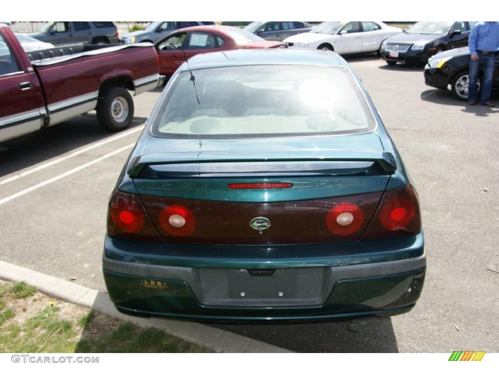 2001 Impala LS - Dark Jade Green Metallic / Medium Gray photo #5
