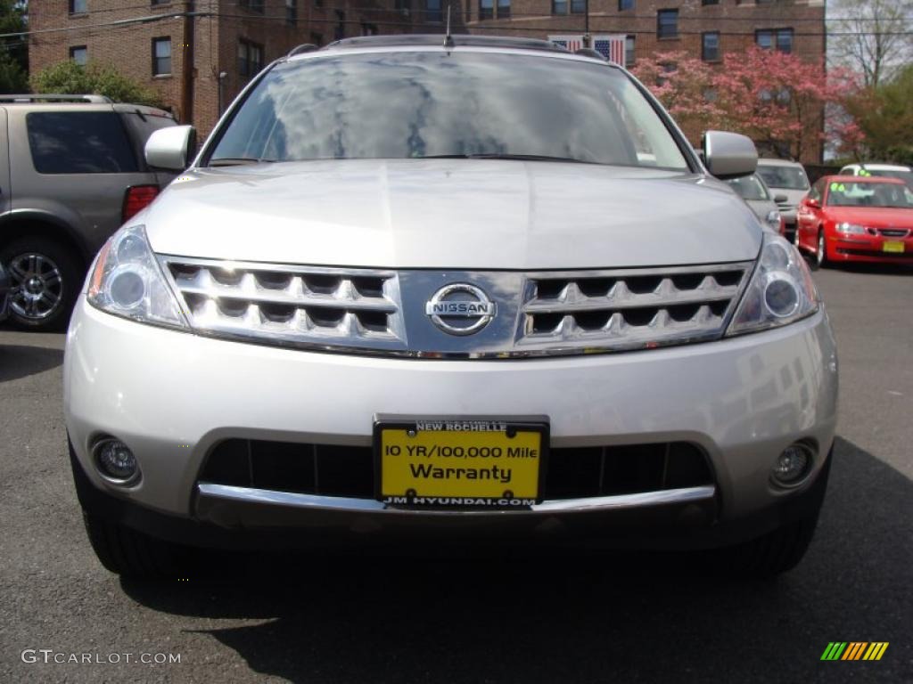 2007 Murano SL AWD - Brilliant Silver Metallic / Charcoal photo #2