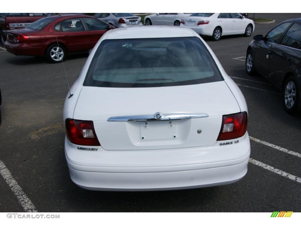 2002 Sable LS Premium Sedan - Vibrant White / Medium Graphite photo #5
