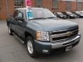 2010 Blue Granite Metallic Chevrolet Silverado 1500 LT Crew Cab 4x4  photo #7