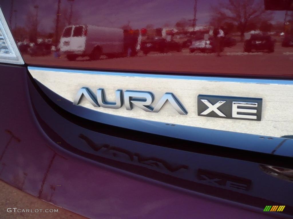 2008 Aura XE - Red Jewel / Tan photo #12