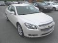 White Diamond Tricoat - Malibu LTZ Sedan Photo No. 5