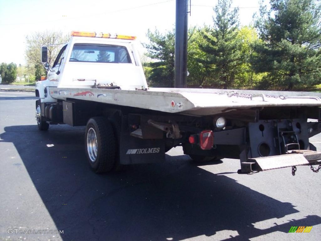 1994 C Series TopKick Flatbed Car Hauler - White / Gray photo #11