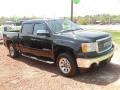 2008 Onyx Black GMC Sierra 1500 SLE Crew Cab  photo #6