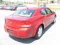 2009 Inferno Red Crystal Pearl Dodge Avenger SXT  photo #4