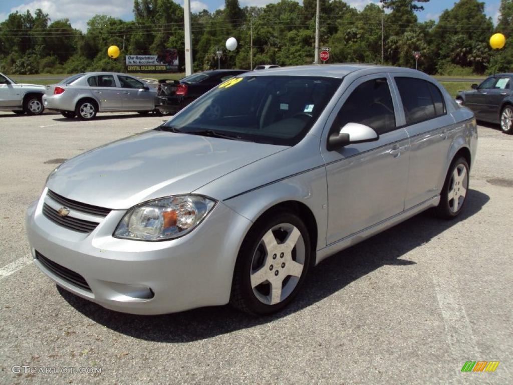 2009 Cobalt LT Sedan - Silver Ice Metallic / Gray photo #1