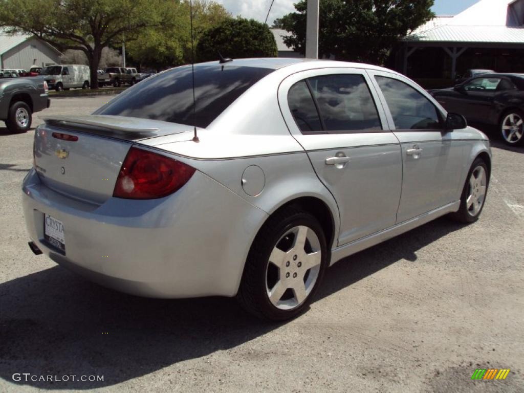 2009 Cobalt LT Sedan - Silver Ice Metallic / Gray photo #8