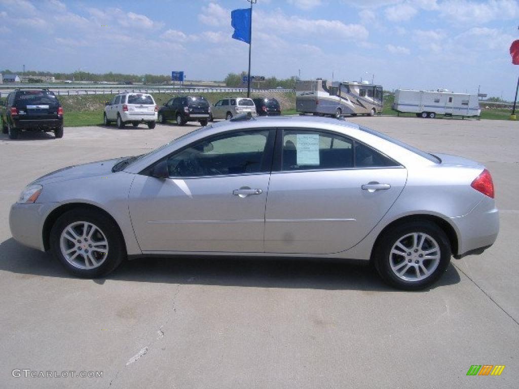 2005 G6 Sedan - Liquid Silver Metallic / Ebony photo #6