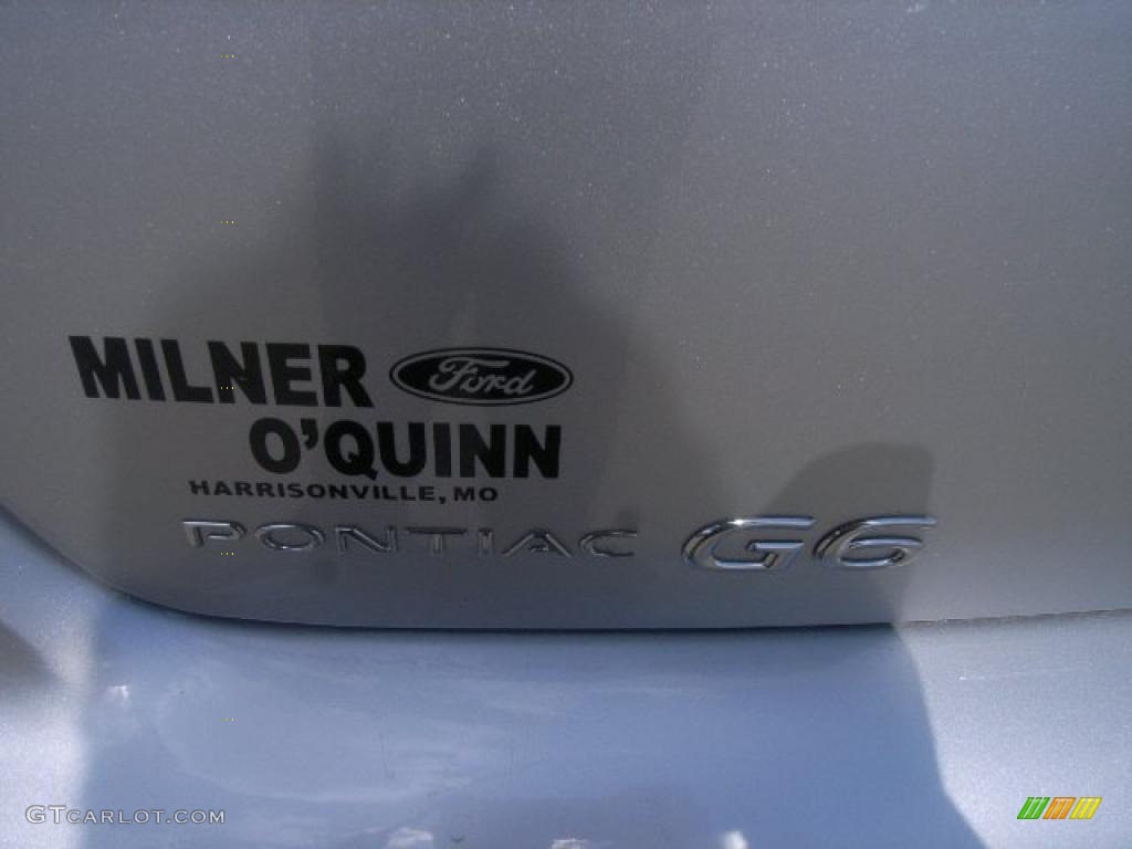 2005 G6 Sedan - Liquid Silver Metallic / Ebony photo #11