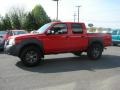 2003 Aztec Red Nissan Frontier XE V6 Crew Cab 4x4  photo #2