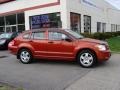 2008 Inferno Red Crystal Pearl Dodge Caliber SXT  photo #4