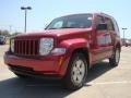 2010 Inferno Red Crystal Pearl Jeep Liberty Sport 4x4  photo #7