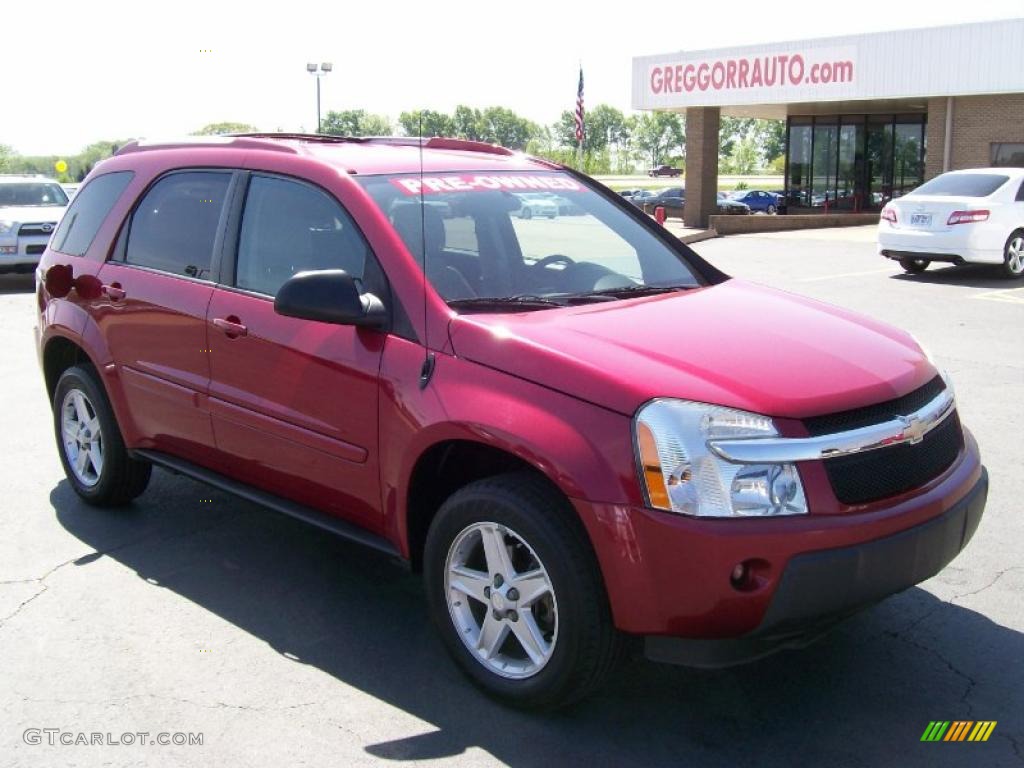 2005 Equinox LT - Salsa Red Metallic / Light Cashmere photo #1