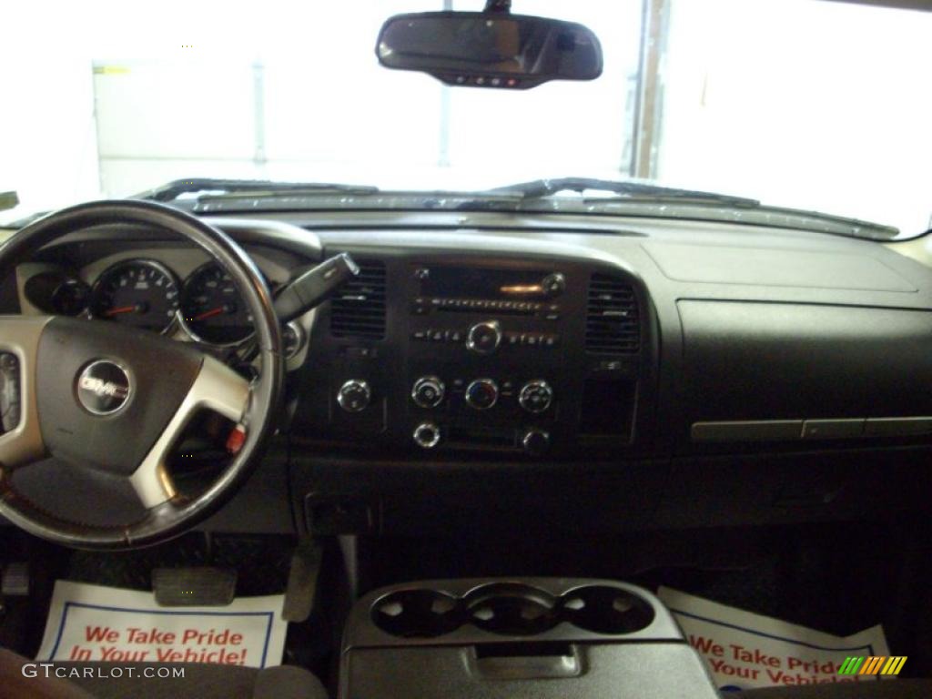 2008 Sierra 1500 SLE Extended Cab 4x4 - Stealth Gray Metallic / Ebony photo #9