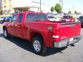 2008 Fire Red GMC Sierra 1500 SLE Extended Cab 4x4  photo #3