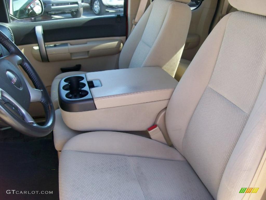 2008 Sierra 1500 SLE Extended Cab 4x4 - Fire Red / Light Cashmere photo #6
