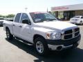 2008 Bright White Dodge Ram 1500 SXT Quad Cab  photo #1