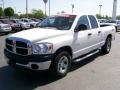 2008 Bright White Dodge Ram 1500 SXT Quad Cab  photo #2