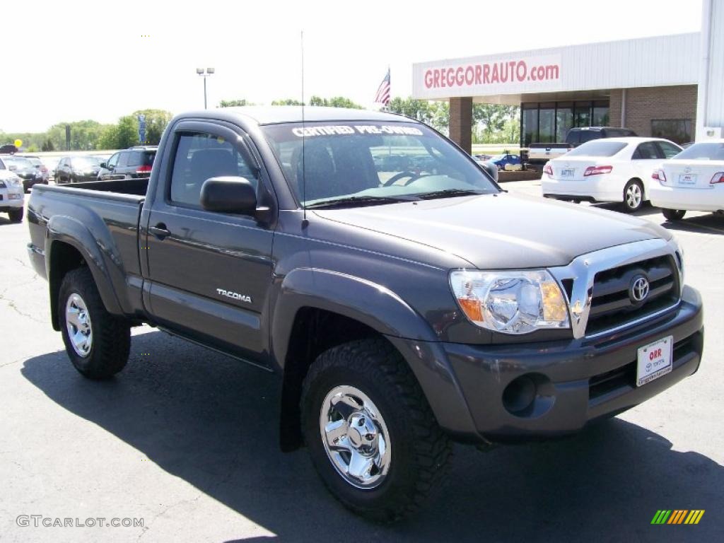 2009 Tacoma PreRunner Regular Cab - Magnetic Gray Metallic / Graphite Gray photo #1