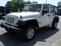 2010 Stone White Jeep Wrangler Unlimited Sport 4x4  photo #4