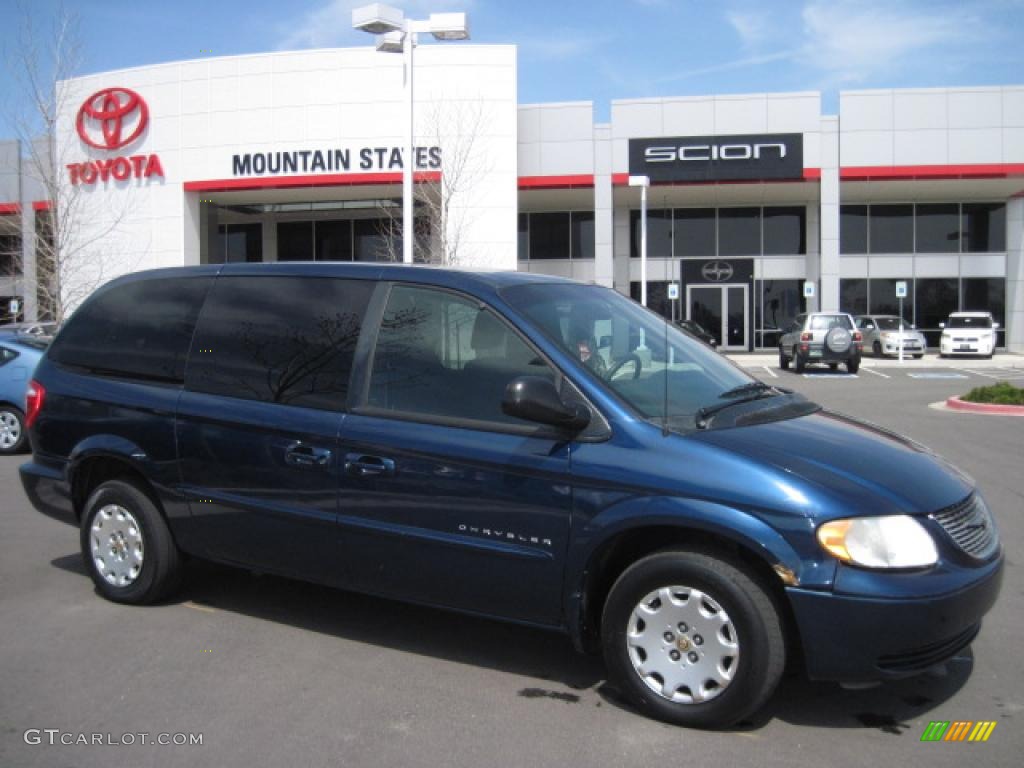 2001 Town & Country LX - Patriot Blue Pearl / Agate photo #1