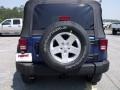 2010 Deep Water Blue Pearl Jeep Wrangler Unlimited Sport 4x4  photo #7