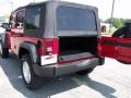 2010 Flame Red Jeep Wrangler Unlimited Sport 4x4  photo #13