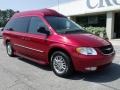 2002 Inferno Red Tinted Pearlcoat Chrysler Town & Country Limited  photo #2