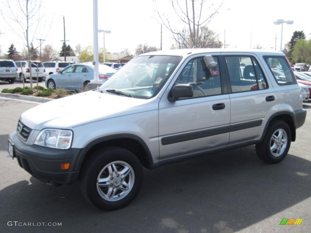 1997 CR-V LX 4WD - Sebring Silver Metallic / Charcoal photo #5