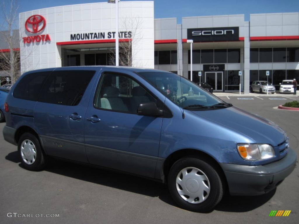 2000 Sienna LE - Sailfin Blue Metallic / Gray photo #1