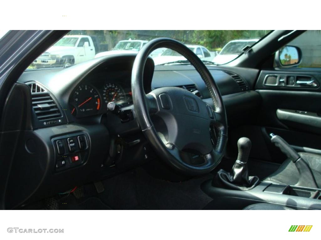 2000 Prelude Type SH - Crystal Blue Metallic / Black photo #11