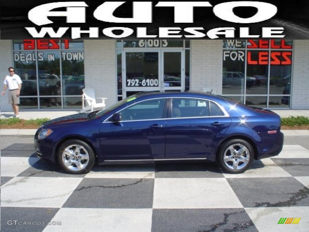 2010 Malibu LT Sedan - Imperial Blue Metallic / Cocoa/Cashmere photo #1