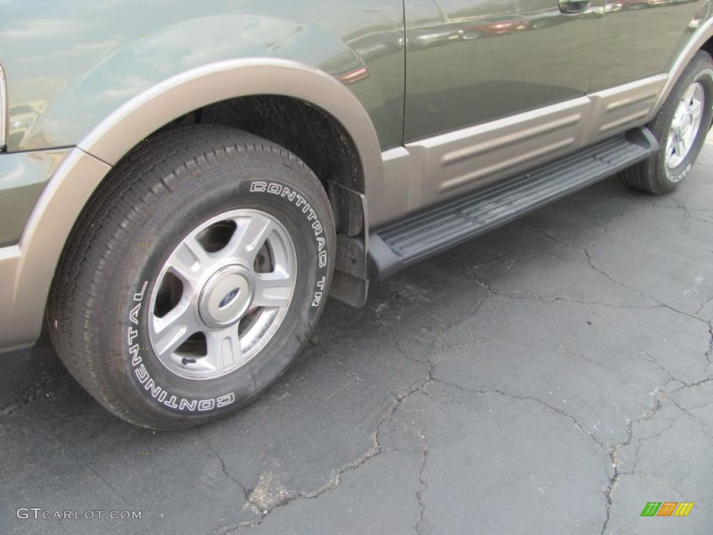 2003 Expedition Eddie Bauer 4x4 - Estate Green Metallic / Medium Parchment photo #3