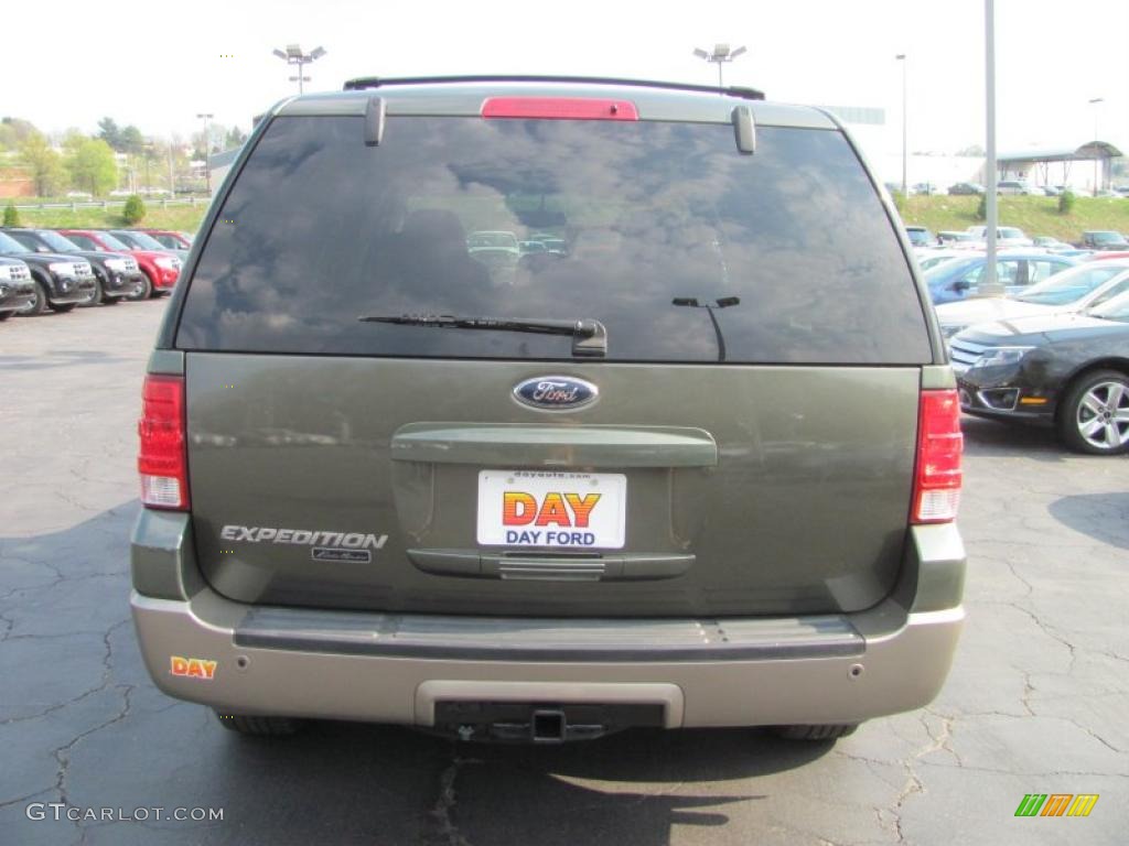 2003 Expedition Eddie Bauer 4x4 - Estate Green Metallic / Medium Parchment photo #6