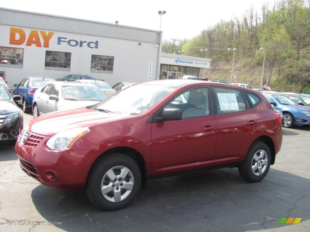 2009 Rogue S AWD - Venom Red / Gray photo #1