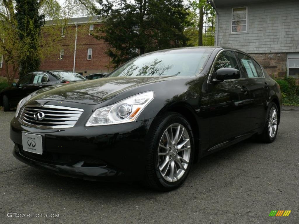 Black Obsidian 2008 Infiniti G 35 x S Sedan Exterior Photo #28669914