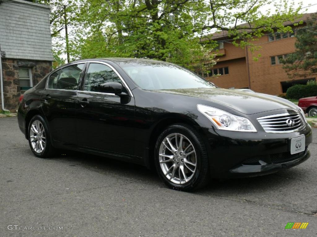 Black Obsidian 2008 Infiniti G 35 x S Sedan Exterior Photo #28669954