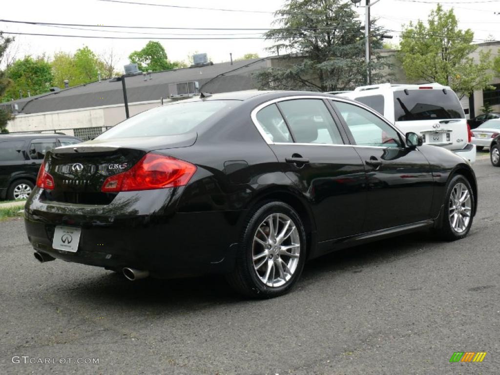Black Obsidian 2008 Infiniti G 35 x S Sedan Exterior Photo #28669994