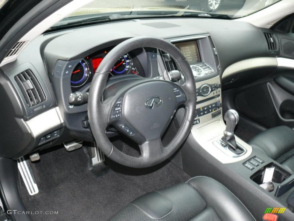 2008 Infiniti G 35 x S Sedan Graphite Dashboard Photo #28670098