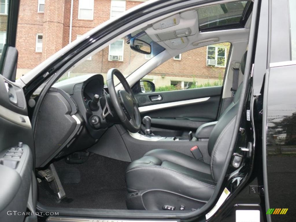 Graphite Interior 2008 Infiniti G 35 x S Sedan Photo #28670138