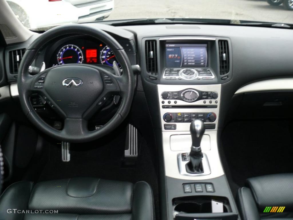 2008 Infiniti G 35 x S Sedan Graphite Dashboard Photo #28670158