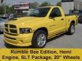 2005 Solar Yellow Dodge Ram 1500 SLT Rumble Bee Regular Cab  photo #1