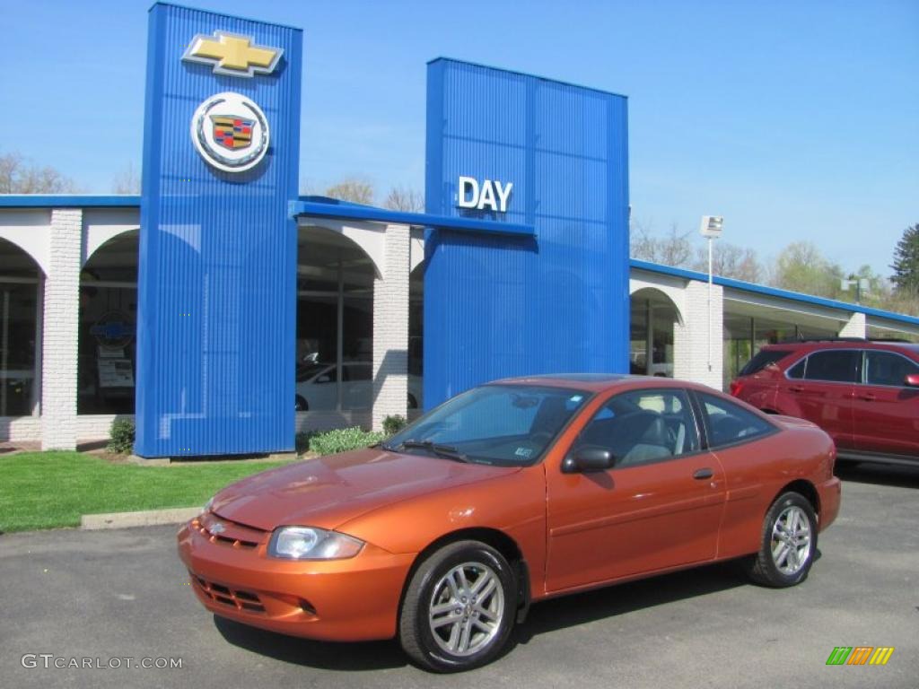 2004 Cavalier Coupe - Sunburst Orange / Graphite photo #1