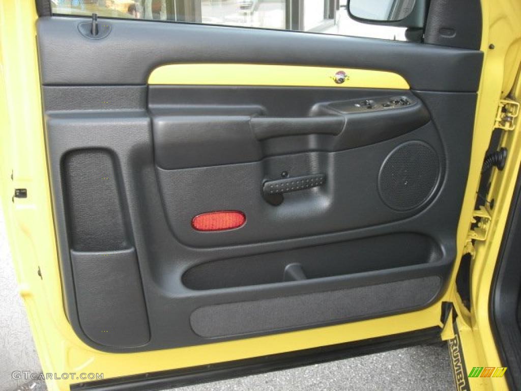 2005 Ram 1500 SLT Rumble Bee Regular Cab - Solar Yellow / Dark Slate Gray photo #27