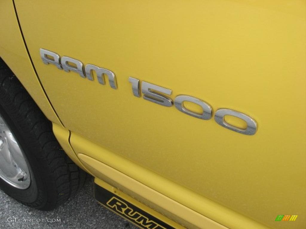 2005 Ram 1500 SLT Rumble Bee Regular Cab - Solar Yellow / Dark Slate Gray photo #29