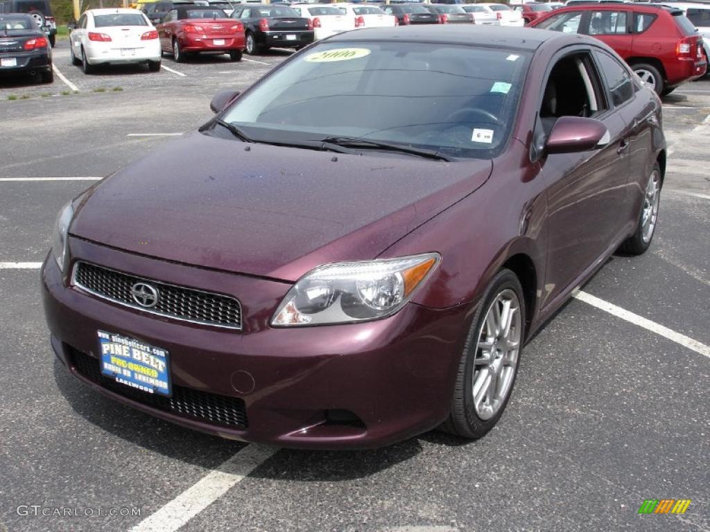 2006 tC  - Black Cherry Pearl / Dark Charcoal photo #1