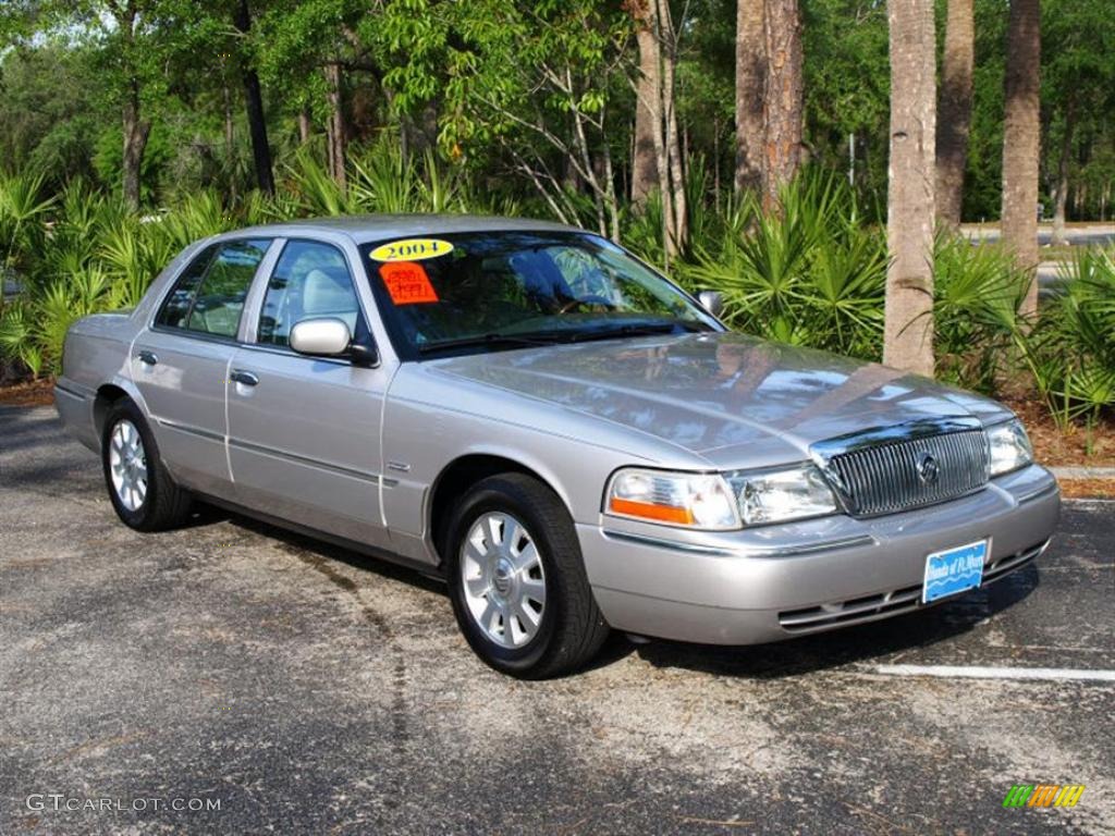 2004 Grand Marquis LS - Silver Birch Metallic / Light Flint photo #1