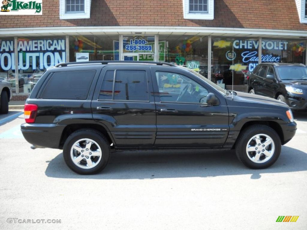 2003 Grand Cherokee Limited 4x4 - Brilliant Black / Dark Slate Gray photo #2