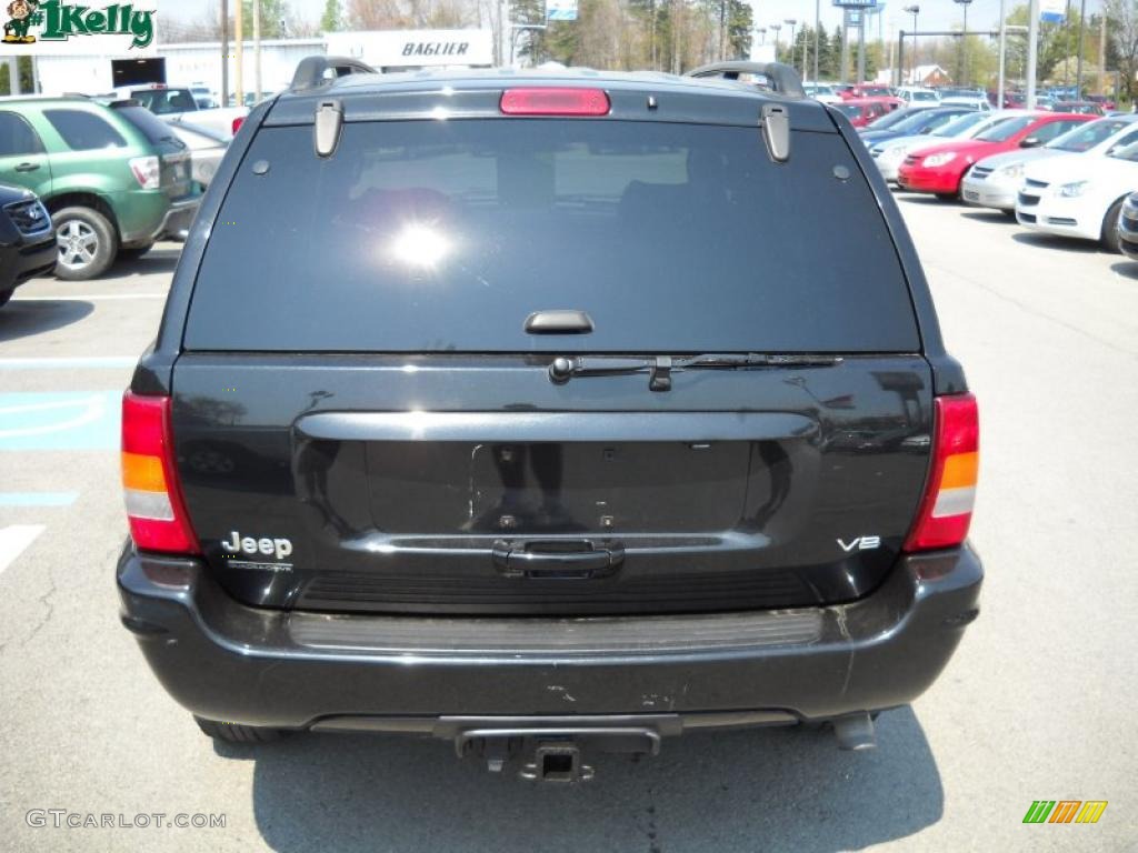 2003 Grand Cherokee Limited 4x4 - Brilliant Black / Dark Slate Gray photo #4