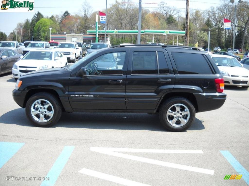 2003 Grand Cherokee Limited 4x4 - Brilliant Black / Dark Slate Gray photo #6